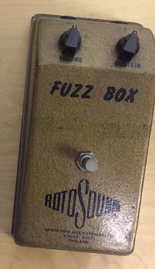 1966 Rotosound Fuzz Box (MK1.5 version). (Photo credit: J. How)