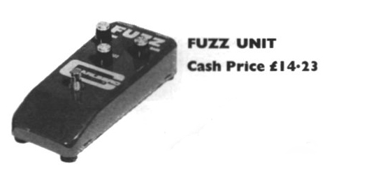 Carlsbro Fuzz, as advertised in the 1972 Bell catalogue