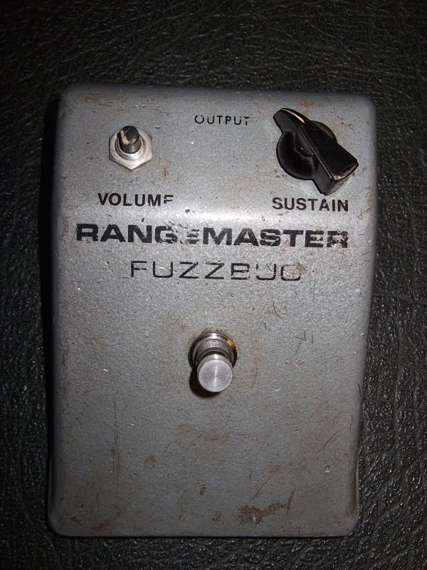 Rangemaster Fuzzbug, three-transistor, MKII version. (Photo credit: Music Ground)