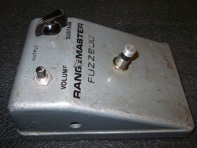 Rangemaster Fuzzbug, three-transistor, MKII version. (Photo credit: Music Ground)