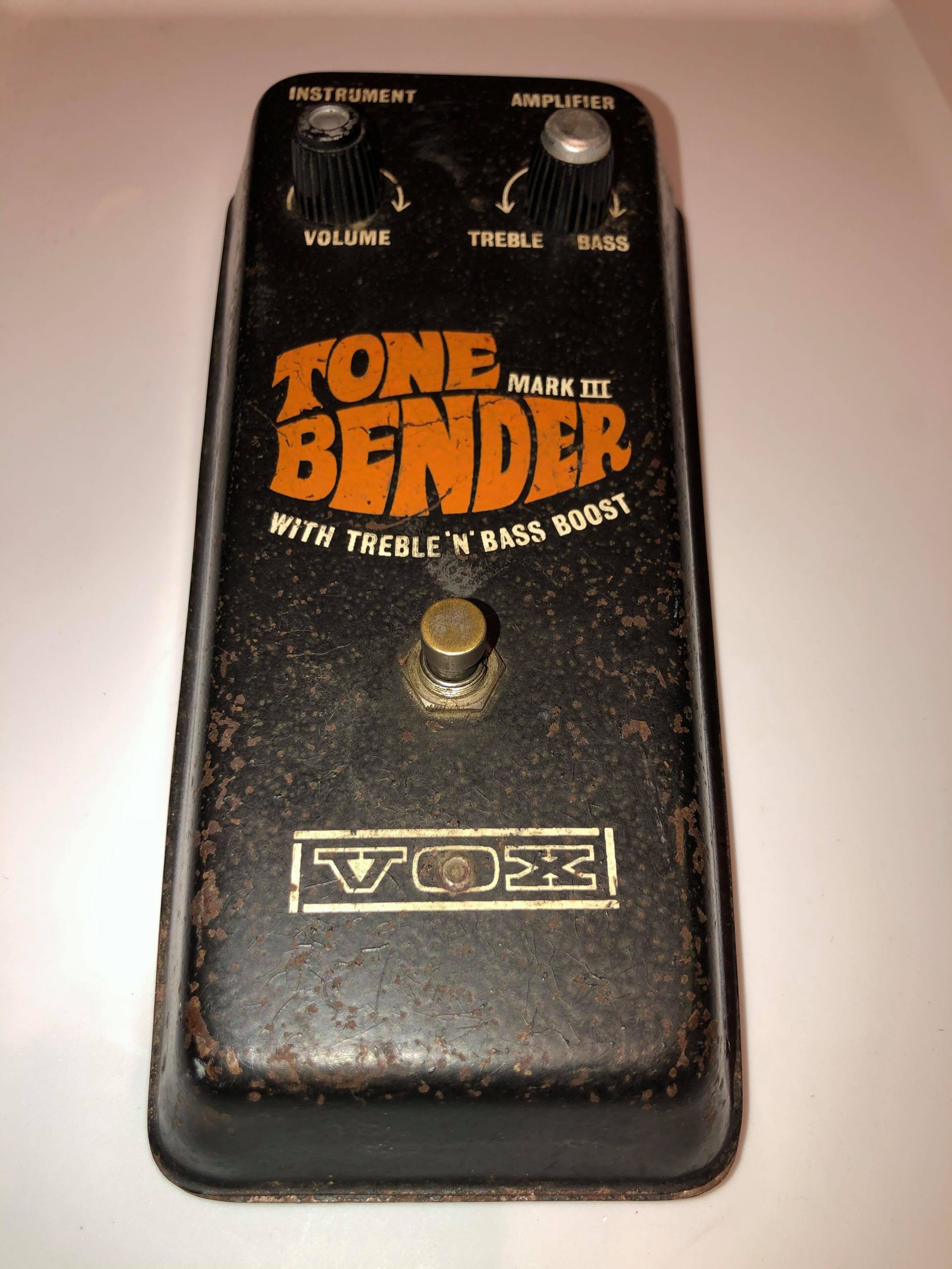 Vox Tone Bender MKIII, with treble & bass boost (Photo credit: J. Bagwell)