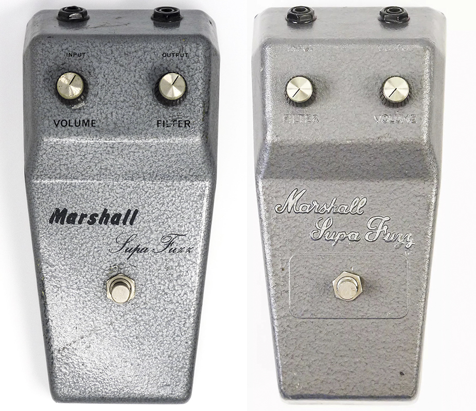 Two 1970s-era Marshall-made SupaFuzz pedals