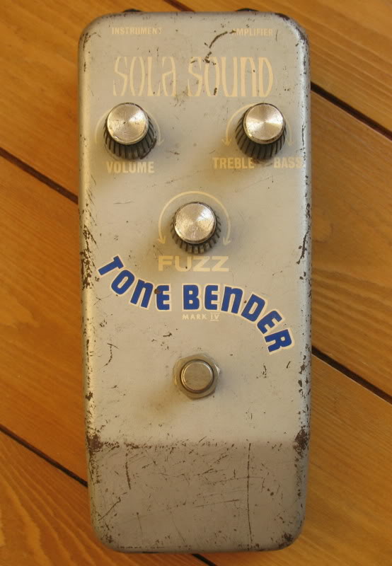 An early Sola Sound Tone Bender MKIV