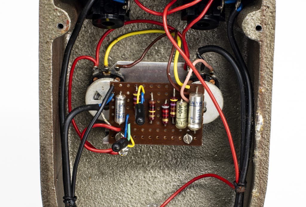 Circuit board in a Tone Bender MK1.5