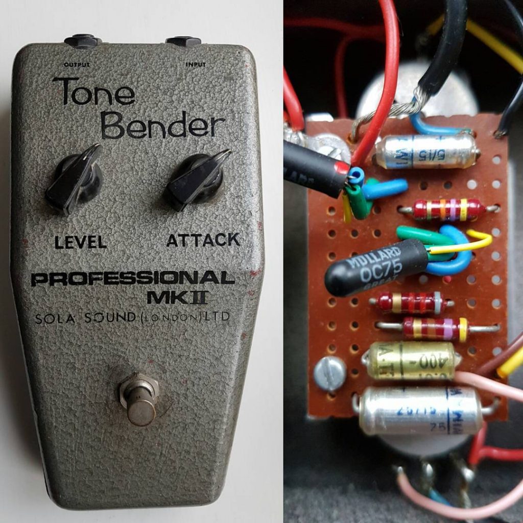 1966 Sola Sound Tone Bender Professional MKII (two-transistor model)