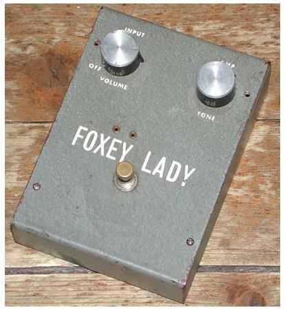 Aul Instruments fuzz, rebranded as an early Guild Foxey Lady. (Photo credit: D. Johannson)