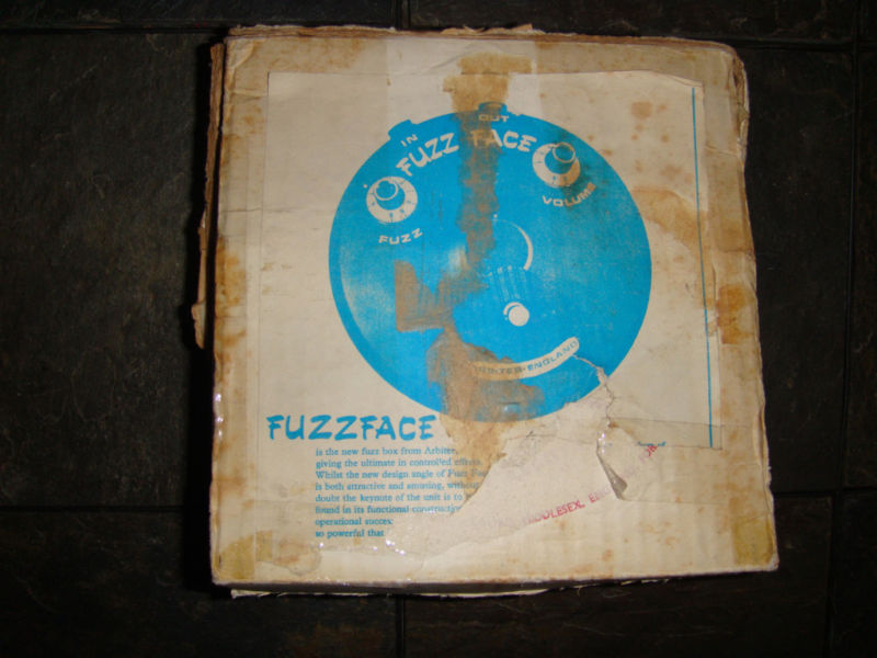 Vintage 1960s Fuzz Face box